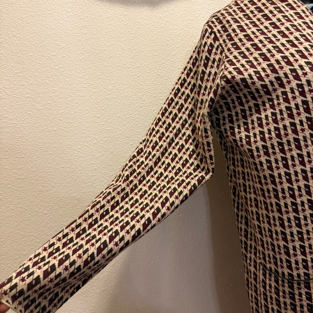 Venini Brown and Black Checkered Cardigan - Picture 13 of 16